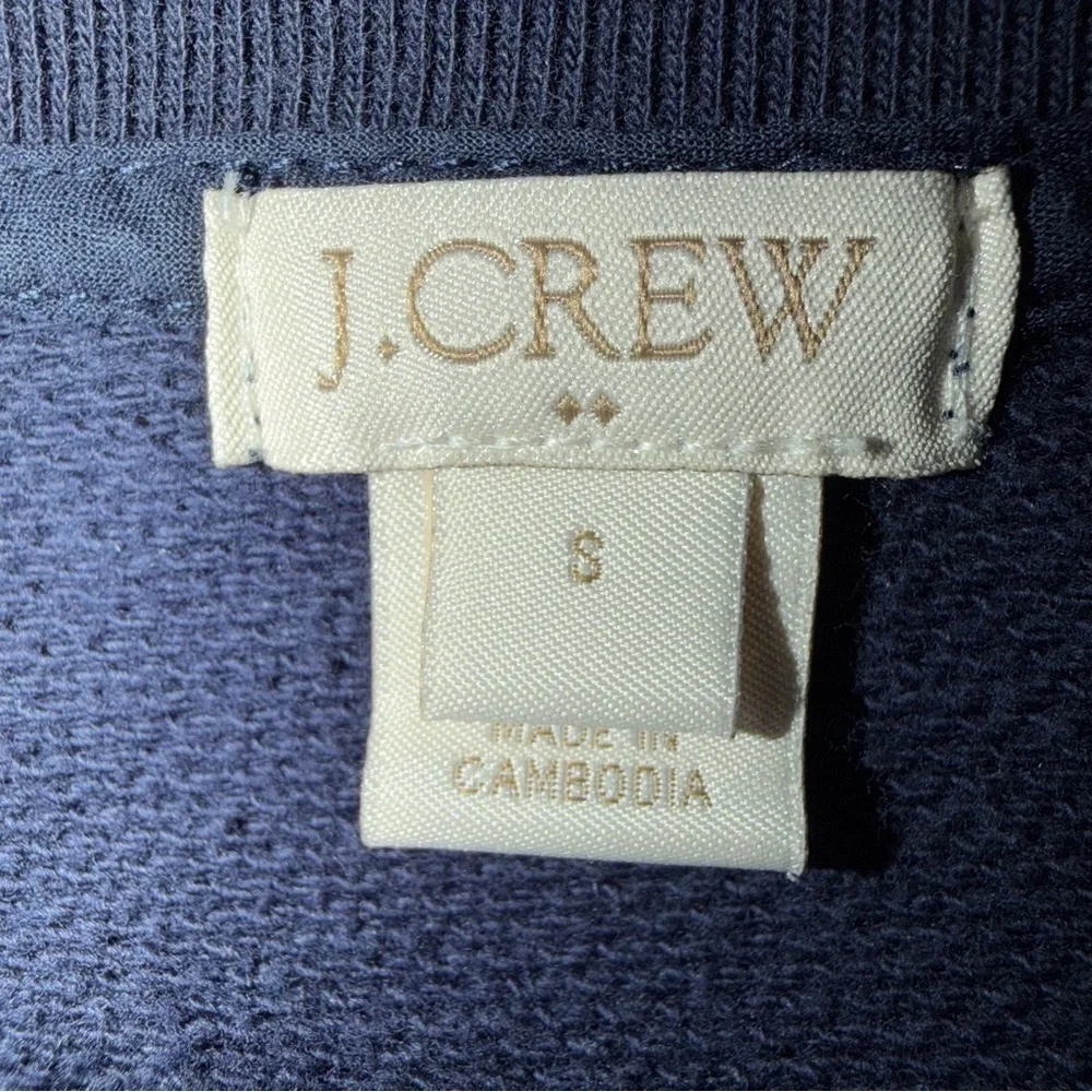 J. Crew Navy Anchor Sweater Size Small